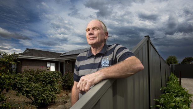 NAB shareholder William "Bill" Johnson pictured at home in Deer Park said the bank's exit of Clydesdale is a "vote of no confidence" in past directors. 