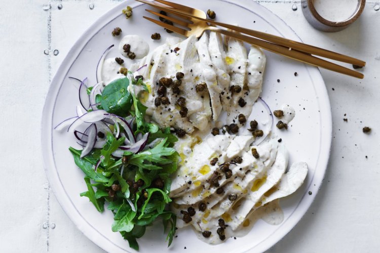 Chicken tonnato salad.