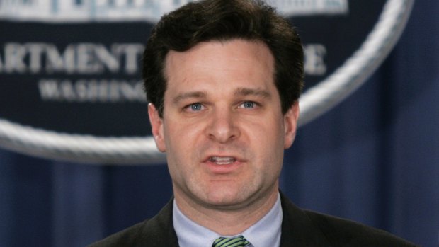 Christopher Wray pictured in January 2005, when he was the Assistant Attorney-General.