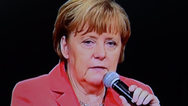 German Chancellor Angela Merkel. 