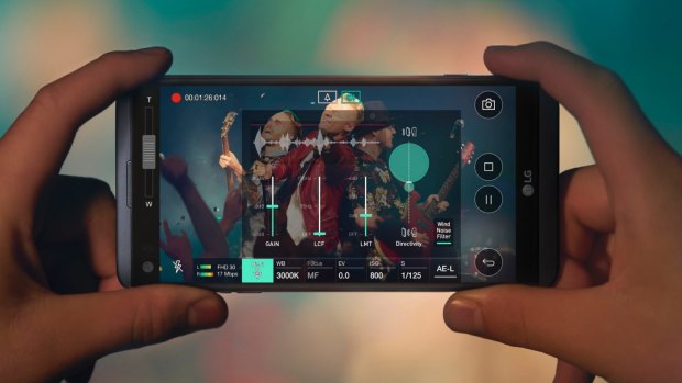 As this image suggests, the combination of the V20's camera, second screen and Hi-Fi credentials would make it ideal for recording a rock show, if that's something you do a lot with your phone.