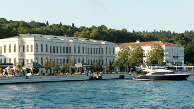 Four Seasons Hotel Istanbul at the Bosphorus.
