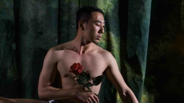 Yuchen Wang in Little Ones Theatre's <i>The Nightingale and the Rose<i>.