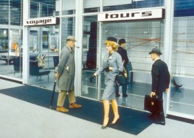 A still from the Jacques Tati film Playtime.
