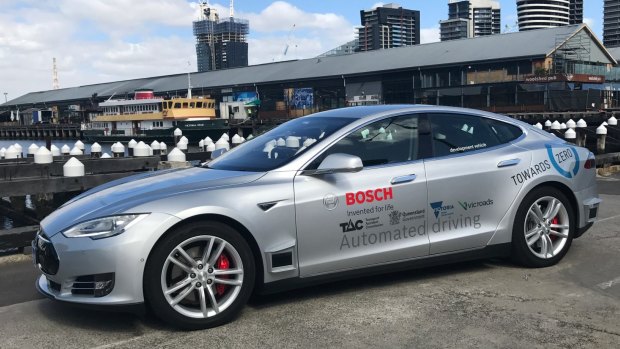 One of the driverless cars soon to be on Melbourne's freeways.
