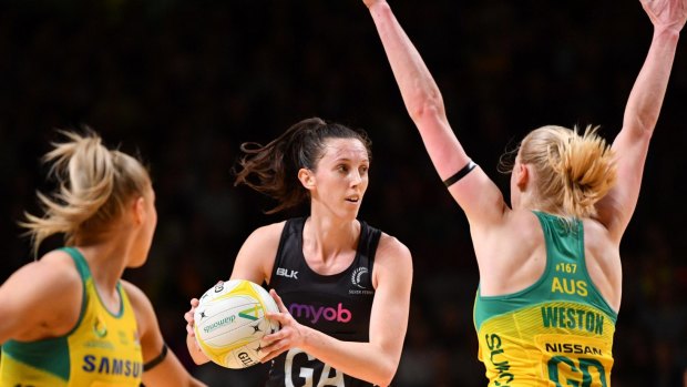 No way through: Australia notched up their sixth successive win over New Zealand.