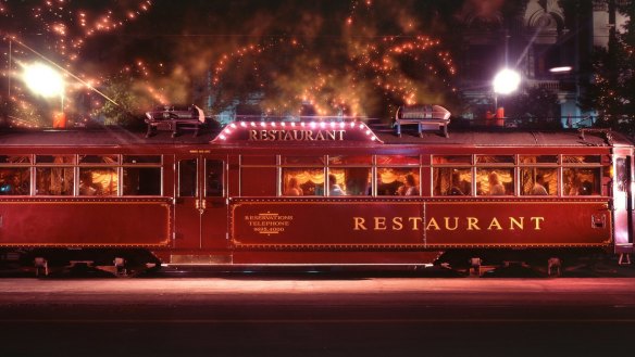 The iconic Melbourne restaurant tram service has temporarily ground to a halt  amid safety concerns.