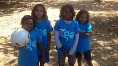 Children from remote Northern Territory communities received equipment through Confident Girls.