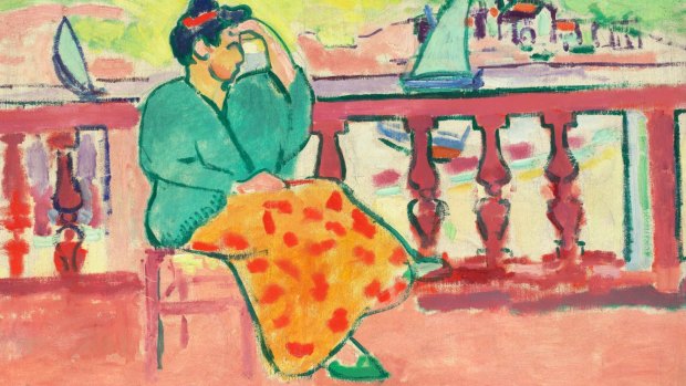 Henri Matisse's Woman on a Terrace is showing AGNSW as part of the Hermitage exhibition.