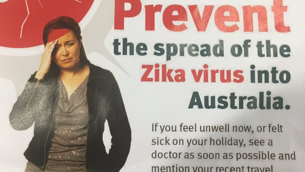 A promotional campaign to help restrict spread of Zika virus in Australia.