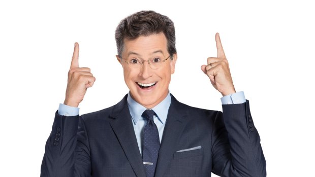 Stephen Colbert likes to weigh in on political issues.