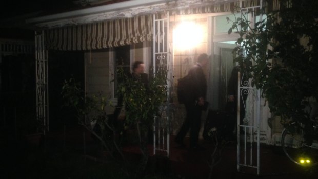 AFP raid on Labor staffer's house in Brunswick, Victoria on Thursday night. 