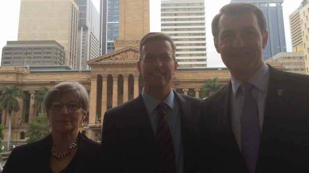 Geraldine Knapp, Steve Toomey and Lord Mayor Graham Quirk