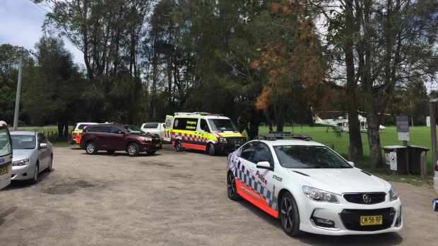 Police and emergency services were called to Camp Quality Park just before 11.30am.
