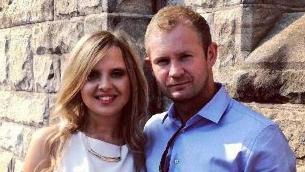 Irish tourist Brendan Hickey, pictured with girlfriend Julia Szymanska, died after falling into the water at Darling Harbour during the 2014 Vivid Festival.