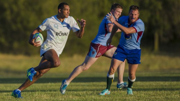 Ratu Tagive playing for Queanbeyan.