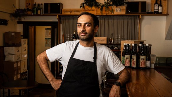 Harry Mangat during his residency at Little Andorra in Carlton North.