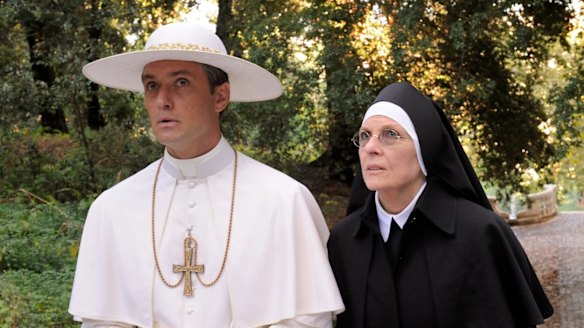 Jude Law and Diane Keaton star in The Young Pope.