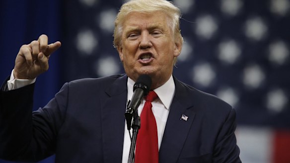 Donald Trump is doing what he does best – courting the anti-establishment vote by defying the norms of political convention.