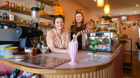 Tyler's Milk Bar owners Sam and Allie Fisher, who wanted to create a sense of community through their business.