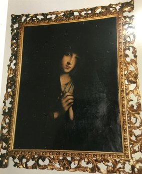 One of the paintings stolen from a house in St Johns Park in Sydney's south-west.