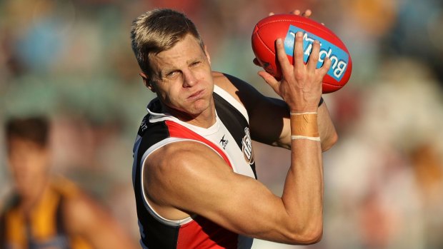 Not done yet: Nick Riewoldt is keen to play on next season but has other priorities at the moment.