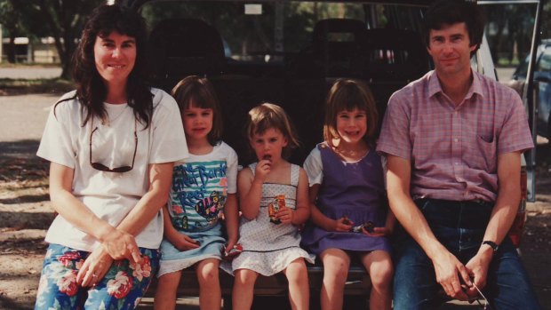 The Foster family: Chrissie, Katie, Aimee, Emma and Anthony.