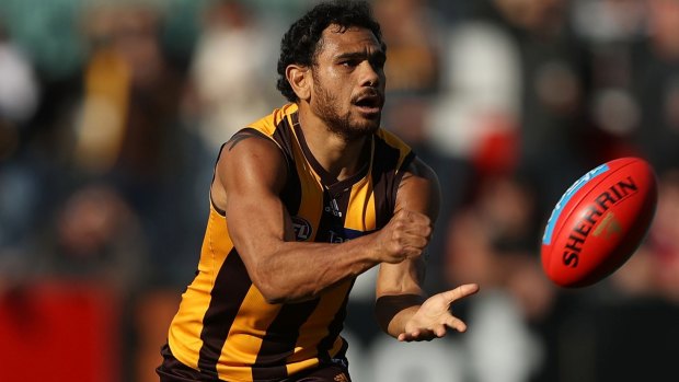 Cyril Rioli suffered a knee injury against the Lions.