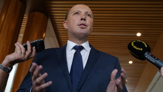 Accused of 'empire building': Minister Peter Dutton.