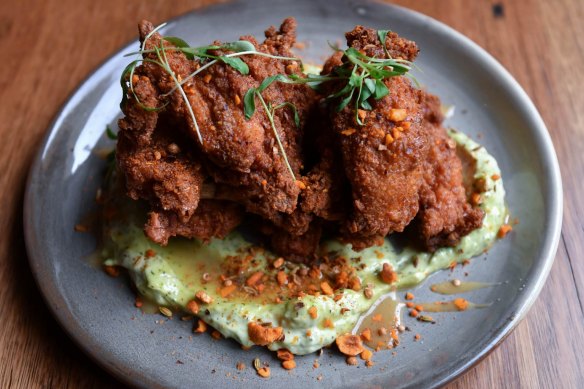 Fried chicken ribs.