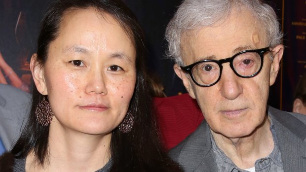 'Lucked out': Soon-Yi Previn and Woody Allen.