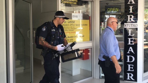 One man was arrested after police raided a building at Southport.