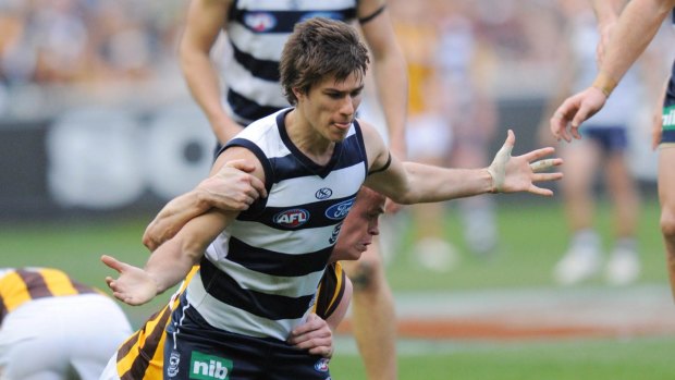 Upbeat about the future: Geelong's Andrew Mackie.