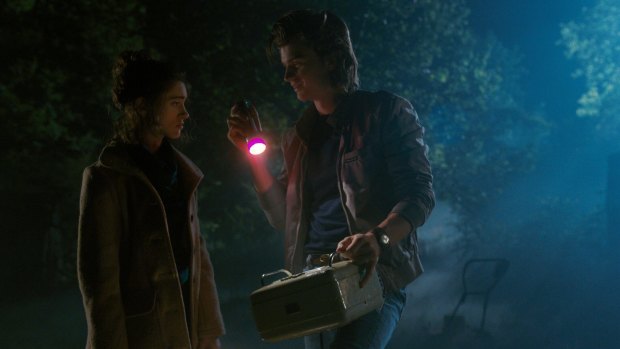 Nancy and Jonathan in <i>Stranger Things</i> season two.