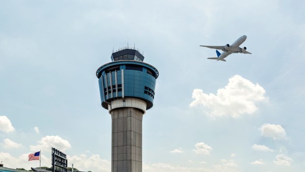 LaGuardia Airport in New York is located beneath some of the world's most congested airspace.
