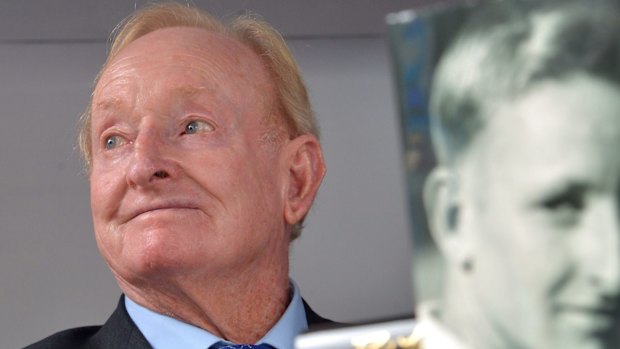 Rod Laver at a book signing session last year.