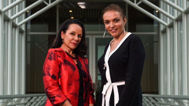 Trailblazers: Barton MP Linda Burney and Cowan MP Dr Anne Aly.