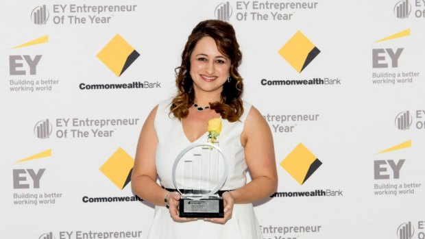 Melissa Abu-Gazaleh was awarded social entrepreneur of the year. 