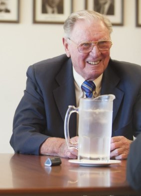 Frank Sedgmen at the Legends of Kooyong Dinner in 2013.