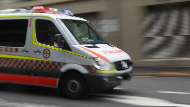 Police declared an emergency situation, as an ambulance crew assessed two people.