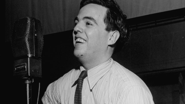 Alan Lomax in the 1946. Lomax was the first to record musical legends like Leadbelly, Muddy Waters and Woody Guthrie.