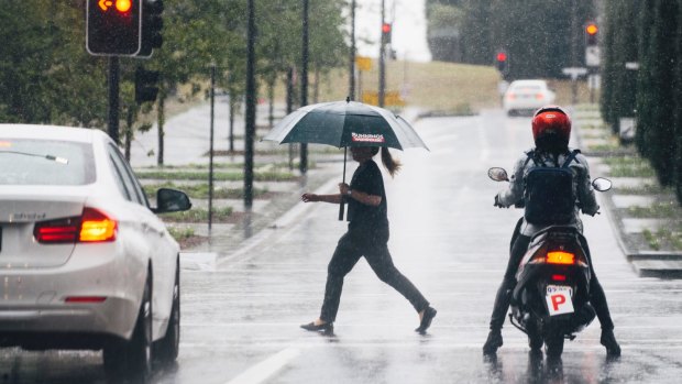 Despite showers on Tuesday, Canberra is nowhere near its monthly rainfall average for April. 
