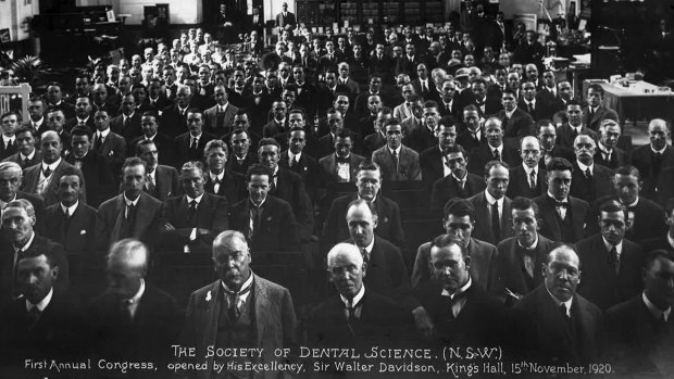 The First Annual Congress of The Society of Dental Science (NSW), November 1920. 