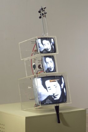 Nam June Paik & John Godfrey, <i>TV Cello</i>, 1976. Collection: Art Gallery of New South Wales.