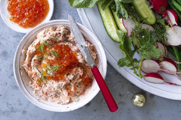 Danielle Alvarez's smoked salmon rillettes.