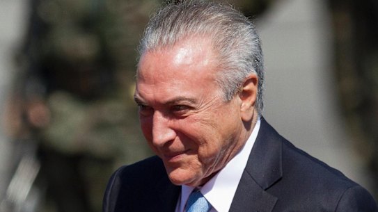 Brazilian President Michel Temer denies all wrongdoing.