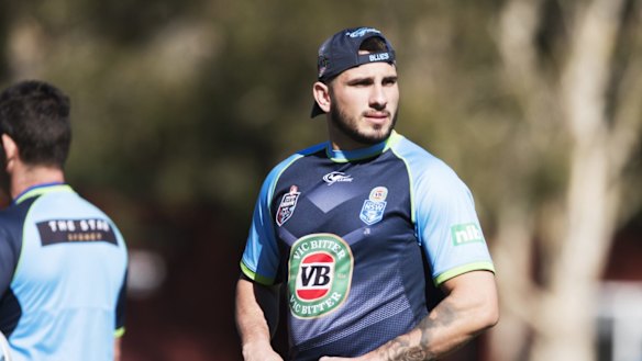 Jack Bird at NSW training in Coffs Harbour. 