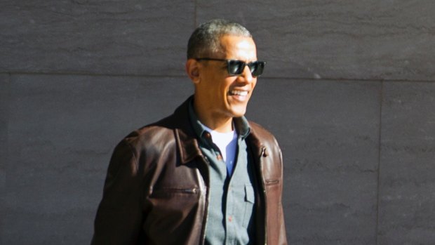 The secret to the former President's leather jacket success may be that it is well-tailored. Also that he is chill as hell in his new more relaxing lifestyle. 