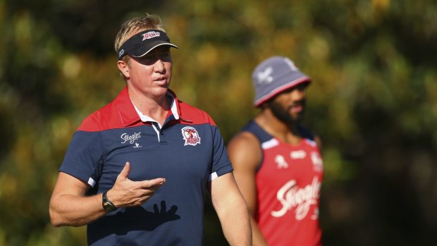 Support: Trent Robinson says Roosters' teammates have reached out to help Kennedy.