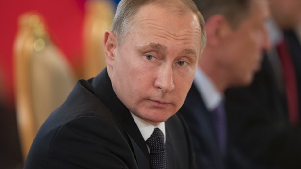 Russian President Vladimir Putin says the Trump administration in the US has been "too hasty" in its conclusions over an apparent gas attack in Syria.